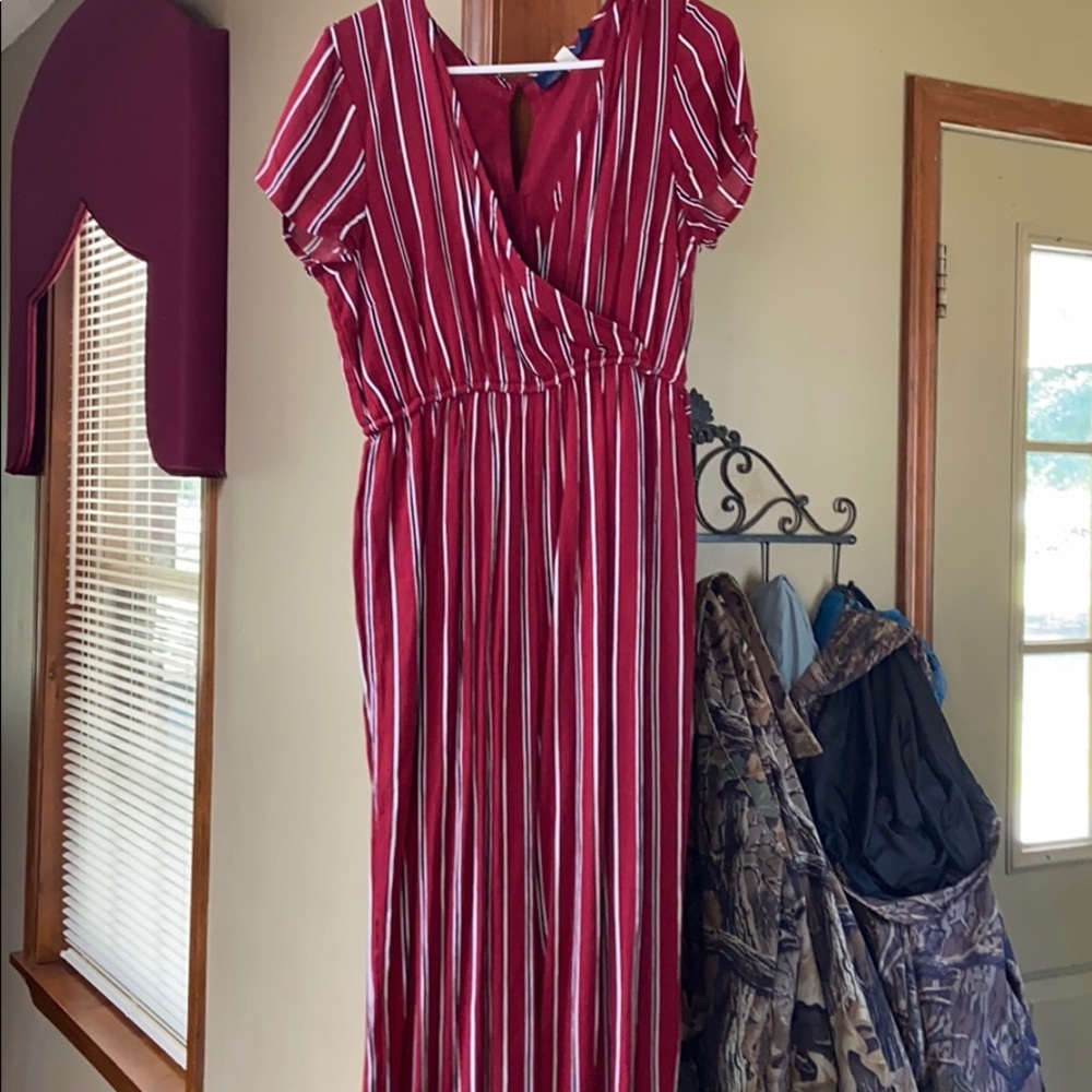 Striped Jumpsuit